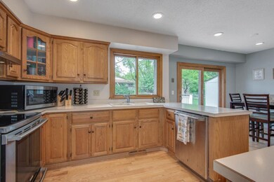 The natural light makes working in this kitchen a 