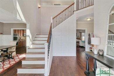 Real Wood Floors ~ Wood Stairs ~ Iron Spindles