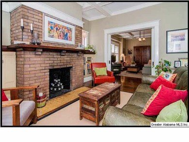 One of two living areas on the main level.