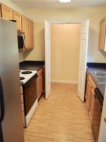 Washer and dryer hook-up is conveniently located o