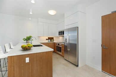 Kitchen enhanced with virtual staging