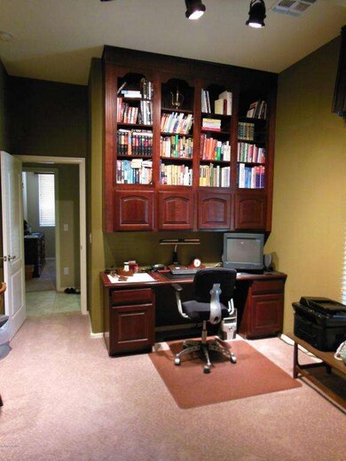 Study with beautiful built ins