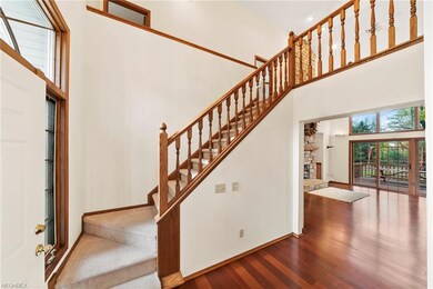Two story entry leads to the great room.