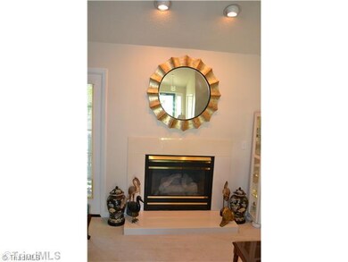 Living Room. Gas log fireplace