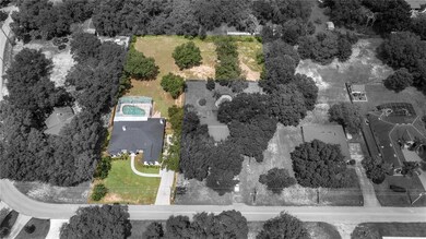 Aerial showing shape of land