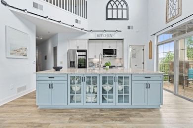 Expansive Kitchen Island