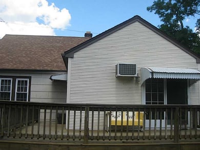Exterior Back. large patio. Great for grilling!