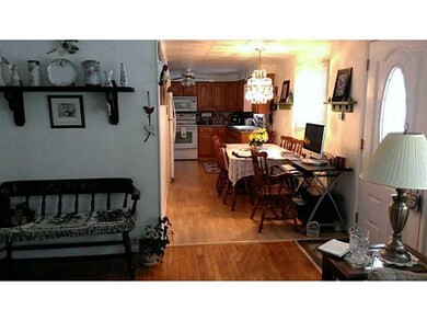 Kitchen. The eat in kitchen has plenty of room for