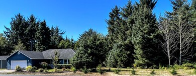 Landscaped yard