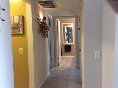 Hallway to guest bath