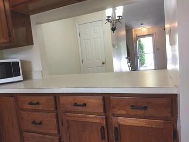 Dining area and large under stairs storage closet