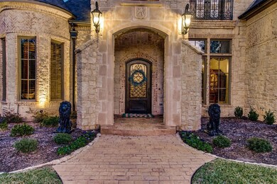 Impressive Front Entry with High Detail in the Bri