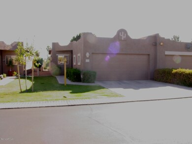 2 car garage with cabinets