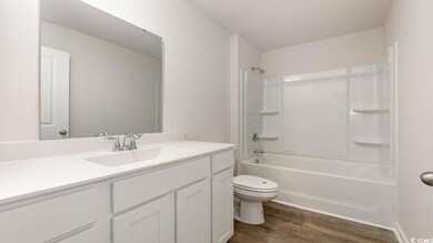 Full bathroom featuring vanity, shower / washtub c