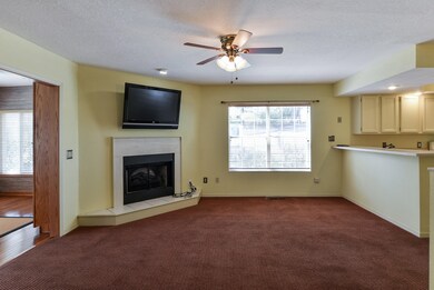 Living Area with Fireplace