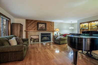 Living room highlights tile surround wood burning 