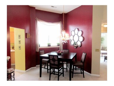 Formal dining area off living room