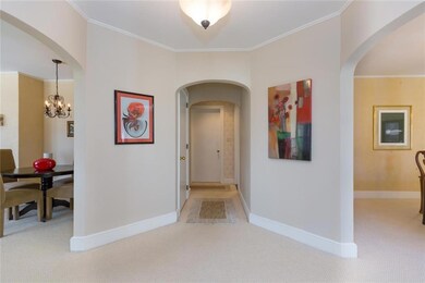 Warm & inviting front entryway...