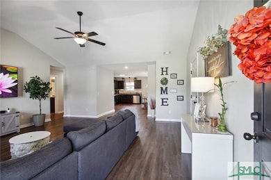 Luxury vinyl flooring in living areas