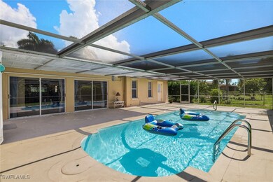 View of pool featuring a patio and a lanai