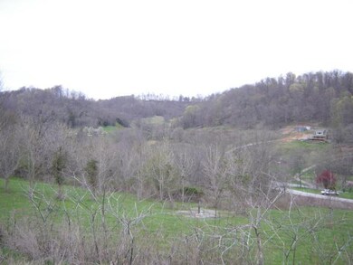 Back side of lot near the corner over looking the hills.