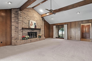 The fireplace is gorgeous!