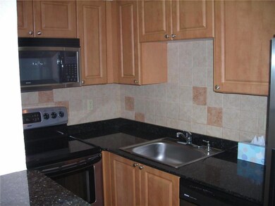 glistening granite counter tops.