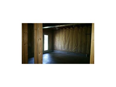 Unfinished walkout basement