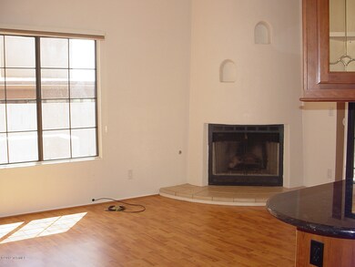 Family room with beehive FP