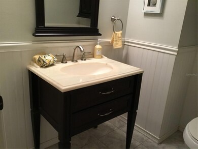 Half bathroom on first floor