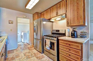 Laundry area off of kitchen
