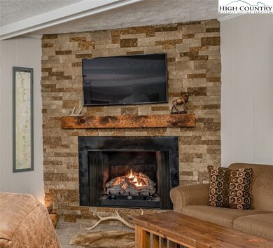 Gas log fireplace insert and stone front all repla