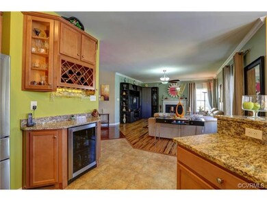 Built In Wine Rack and Wine Cooler