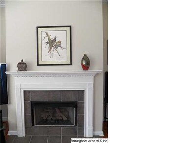 Picture perfect mantle & tile surround