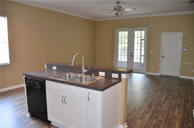 Kitchen Island overlooking the Family Room w/ New 
