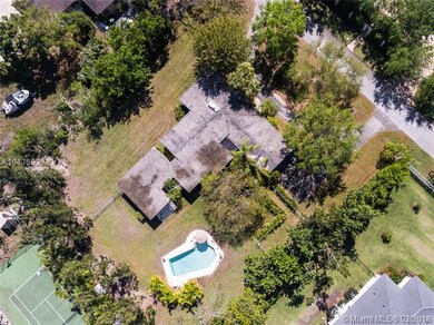 Aerial view of subject property.
