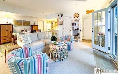 Access to the porch is central to the ambiance.