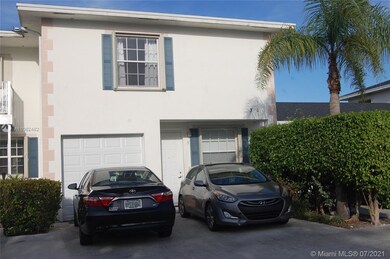 One car garage and two space in front of the townh