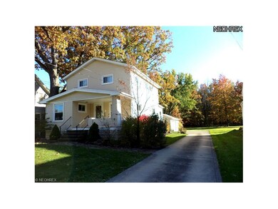 Front View Fall with Garage