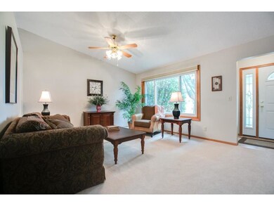 Huge front living room window lets in abundant lig