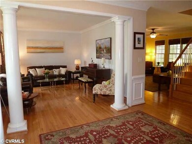 Living Room - and beyond is the family room