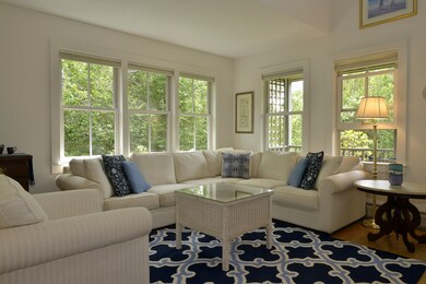 Cathedral ceiling living room