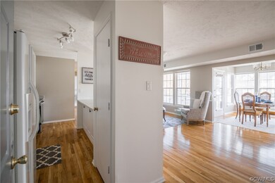 Foyer with coat closet