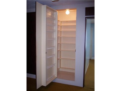 Dining Room. CLOSET IN DINING ROOM HIDDEN BEHIND W