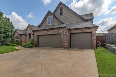 3 car garage with extra depth on the single car si