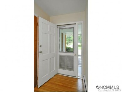 Foyer to covered front porch