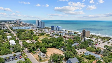 View of urban area with a nearby body of water