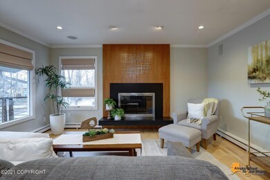 Cozy family room . . .