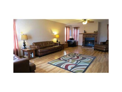 Living Room. NEW WOOD GRAIN FLOORING, GAS FIREPLAC