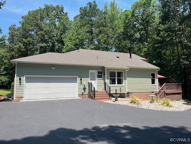 Attached two car garage with direct access to the